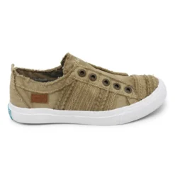 'Blowfish Malibu' Women's Parlane Sneaker - Desert Khaki Color Washed Canvas -Blowfish Malibu ZS 0917 PARLANE DKCWC 2 1024x1024 1024x1024@2x