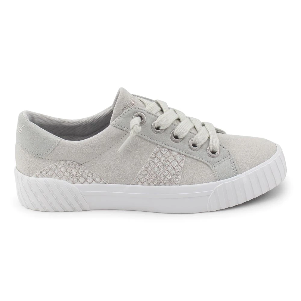 'Blowfish Malibu' Women's Wave Sneaker - Vapor Field / Silver Slick Croc / Grey Faux Suede 3 'Blowfish Malibu' Women's Wave Sneaker - Vapor Field / Silver Slick Croc / Grey Faux Suede - Image 3
